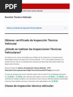 Revisión Técnica Vehicular - Obtener Certificado de Inspección Técnica Vehicular - Gobierno Del Perú