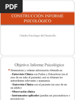 Ejemplo de Informe Psicologico