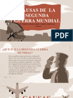 Causas de La Segunda Guerra Mundial