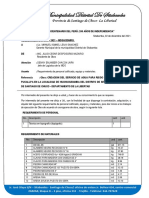 Informe N°01 Requerimiento de Materiales