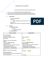 A Detailed Lesson Plan in MTB-MLE 1 First Cot