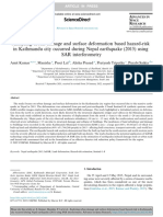 Analyzing Urban Damage and Surface Deformation Based Hazard-Risk