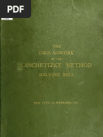 Malwine Bree - The Groundwork of The Leschetizky Method