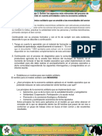 Informe y Análisis Economía Solidaria