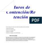 Prediemnsionamiento de Muros de Contencion