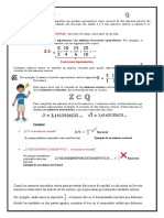 Ficha de Números Racionales - CUARTO