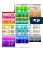 Codigos de Colores en HTML