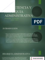 Competencia y Jerarquia Administrativa