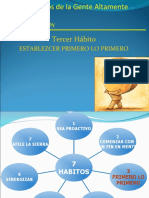 Tercer Habito, Establezca Primero Lo Primero