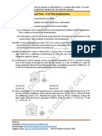 Mock Test - 2 Thermodynamics