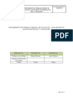 Procedimiento de Trabajo Seguro de Llave de Impacto