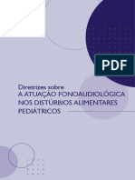 Diretrizes A Atuacao Fonoaudiologica Nos Disturbios Alimentares Pediatricos