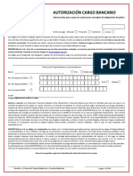 Formato Cargo Bancario 2021