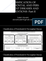 313 Classification of Periodontal and Peri-Implant Diseases and Conditions 2020 - Part II