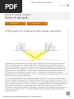 TOFD para Corrosão e Erosão Da Raiz Da Solda