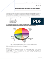 Chapitre 2 Procedes Mise en Forme Matieres Plastiques v2021