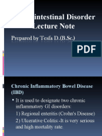 Medical Surgical Nursing:Gastrointestinal Disorder