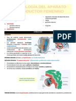 Embriología y Anatomía Del Aparato Reproductor Femenino