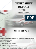 Night Shift: 2011 1 Patient Trauma