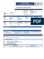 Informe Tecnico Por Chapa de Arranque Deficiente