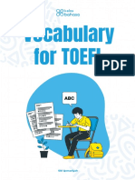 Vocabulary For Toefl