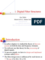 Chapter 6. Digital Filter Structures: Gao Xinbo School of E.E., Xidian Univ