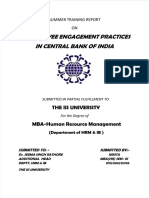 Employee Engagement Practices in Central Bank of India: The Iis University