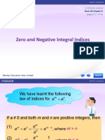 Zero and Negative Integral Indices