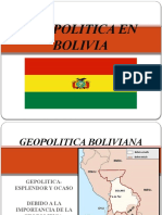 Geopolitica en Bolivia