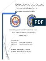 Informe 1 - Dureza Total