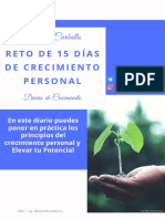 Diario de Crecimiento. Reto de 15 Días de Crecimiento Personal-8044476