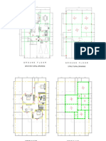 Architectural & Structural Drawing of Double Storey House