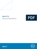 Dell G7 15 Laptop User Manual