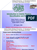 Introduction To Islamic Finance, Securitization and Sukuk