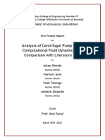 MINI PROJECT REPORT (Centrifugal Pump)