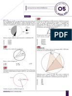 LISTA 05 - Ângulos Na Circunferência