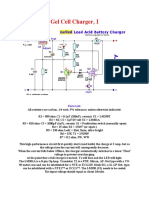 Gel Cell Charger, I: Parts List