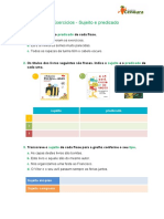 Ficha-Sujeito e Predicado