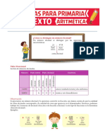 Números Decimales y Valor Posicional para Sexto de Primaria