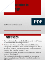 Basic Statistics in Psychology: Instructor: Nabeela Raza