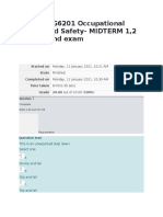 OHAS UGRD ENG6201 Occupational Health and Safety MIDTERM 1