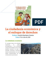 La Ciudadanía Económica y El Enfoque de Derechos