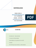 Materialidad NIIF y NIA 30 10 20