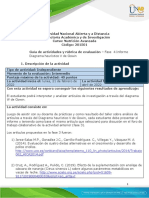 Guia de Actividades y Rúbrica de Evaluación - Fase 4 - Informe Diagrama Heurístico V de Gowin