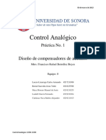 Práctica 1 Diseño de Compensadores de Adelanto