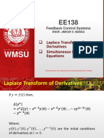 Laplace Transform of Derivatives