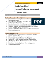 SYBCom - Financial Services and Production Management - Module 2