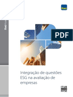 Integração de Questões ESG Na Avaliação de Empresas