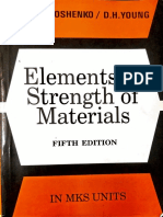 Elements of Strength of Material Timoshenko Young 5th Edition