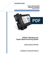 Apecs 4500 Electronic Engine Speed Governing System: Product Manual 36752 (Revision D, 06/2013)